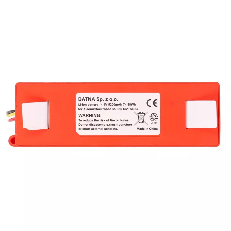 Vaihtoakku Xiaomi Mi Robot / Roborock S50 S55 -imurille, 14,4 V 5200 mAh