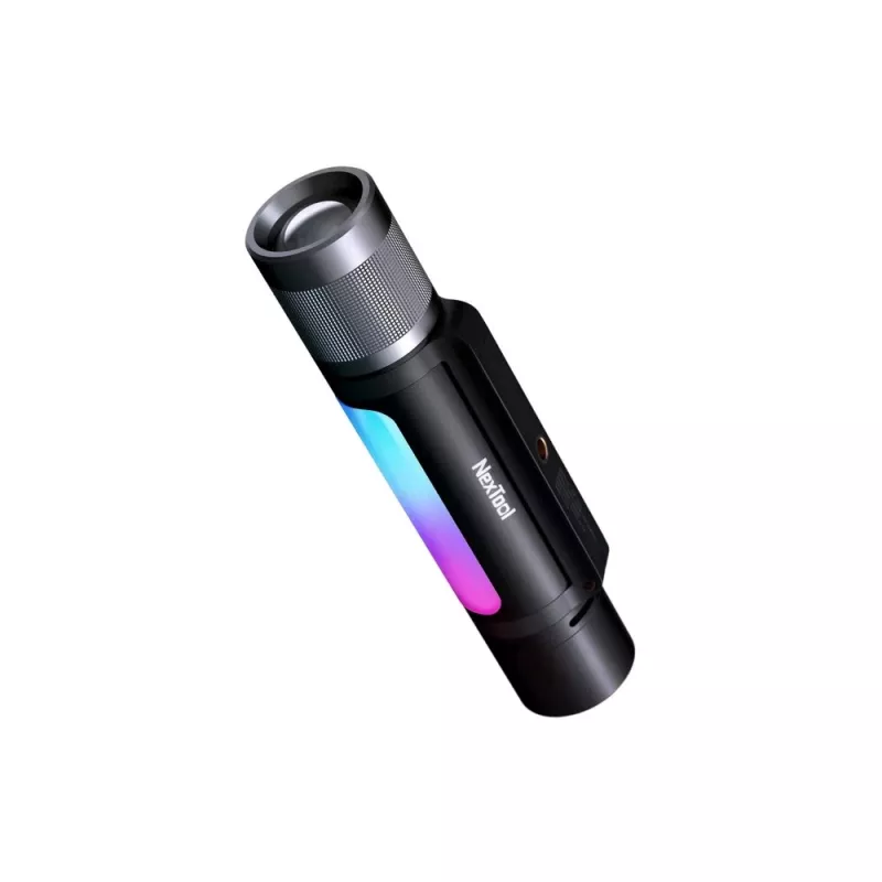 Taskulamppu Nextool NE20161A 12-in-1 ladattava LED 900 lm, 10 W, USB-C, 2600 mAh, alumiini, 173 mm