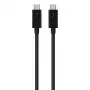 USB-C–USB-C-kaapeli Belkin F2CD084bt0.8MBK 0,8 m 40 Gbit/s musta