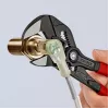 Knipex 86 01 180 putkipihdit, 180 mm, maks. avaus 40 mm, 15-portainen säätö, punainen