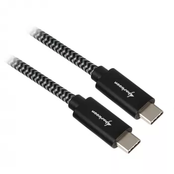 Sharkoon USB 3.2 Gen 2 -kaapeli, USB-C-pistoke > musta/harmaa, 1 metri – kaapeli – digitaali/data