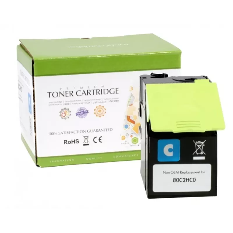 Yhteensopiva Static-Control Lexmark 802HC (80C2HC0), syaani, 3000 sivua