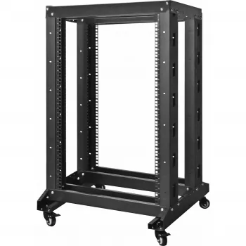 Vapaasti seisova rack Inter-Tech SRB-6618 18U musta 400 kg kantavuus