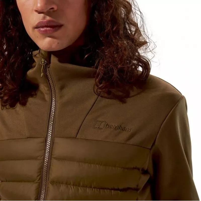 Miesten Berghaus Vaskye hupullinen hybriditakki koko L ruskea