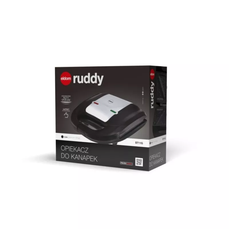 ELDOM Sandwich RUDDY, 750 W, graniittilevyt