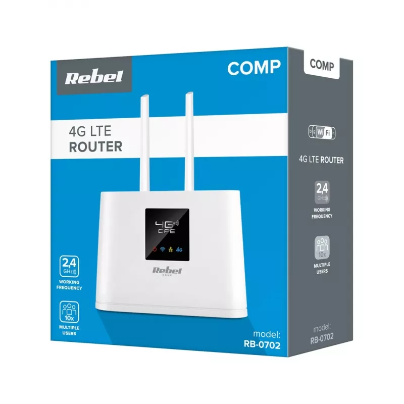 Reititin Rebel Comp RB-0702 4G LTE — mobiili/LTE-reititin, SIM-tuki