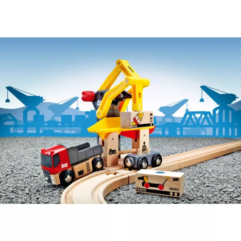 BRIO World rahdinlastausasema, leikkirakennus