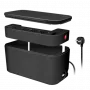 LogiLink jatkojohto LPS282U 4 turvapistorasiaa 2 USB-A 1 USB-C musta