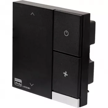 Älykäs HVAC-termostaatti Shelly LinkedGo musta – digitaalinen WLAN (802.11b/g/n), 87×87×35 mm