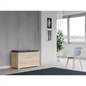 Suljettu kenkäkaappi Top e Shop OPAL SZAFKA SONOMA – tammi, 850×450 mm, lastulevy, 16 mm kehys