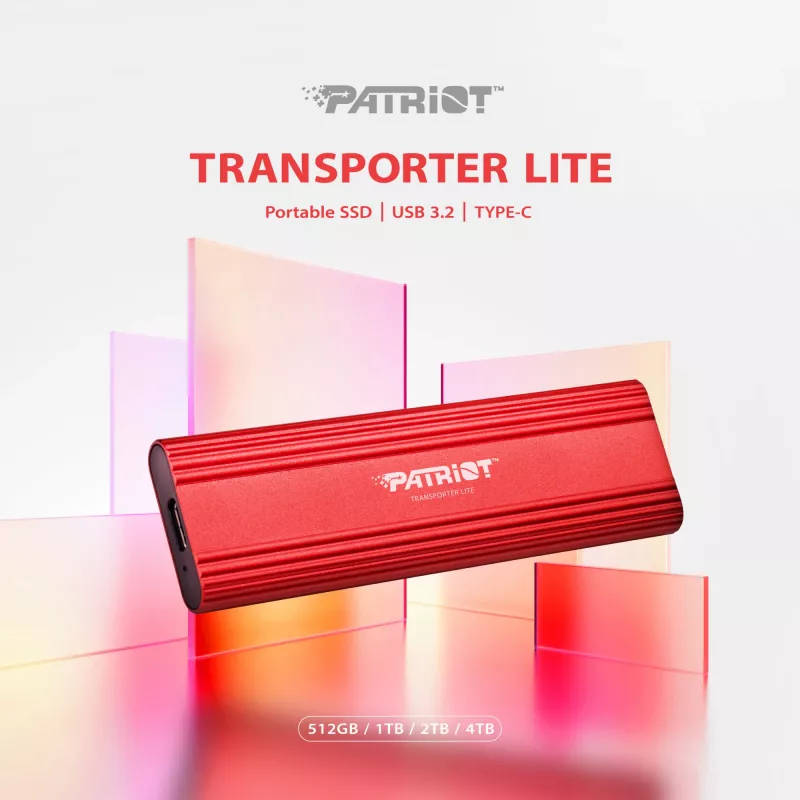 SSD-asema 4 TB Transporter Lite 1000/1000 MB/s Type-C
