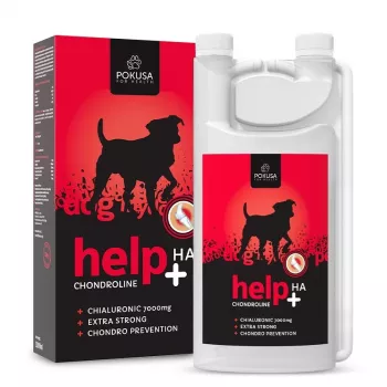 POKUSA ChondroLine Help + HA - ravintolisä koirille - 1000 ml