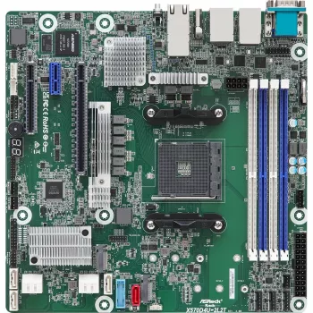 ASRock X570D4U-2L2T/BCM emolevy AMD X570 kanta AM4 micro ATX