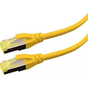 Verkkokaapeli LOGON APR6A030Y Cat6a S/FTP (S-STP) keltainen 3 m RJ-45–RJ-45