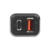 Yleislaturi autoon USB-A+C QC TB ASTBXLU2USBACQC