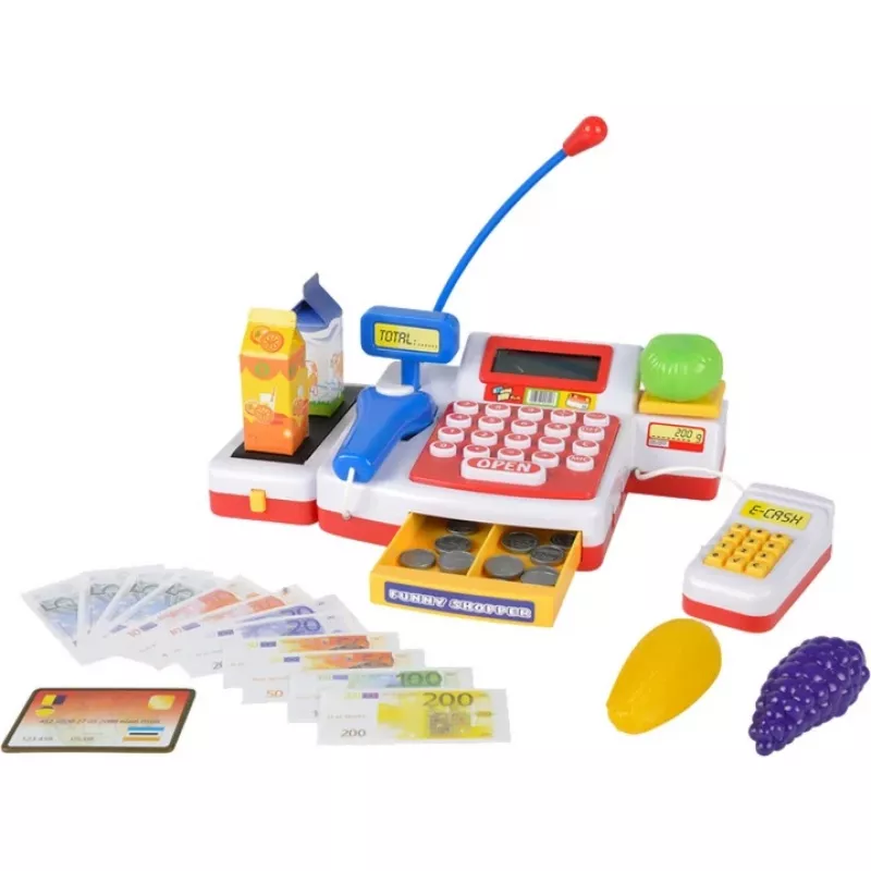 Playset Simba-Dickie supermarkettikassa skannerilla malli 104525700, lelukassasarja