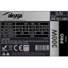 Akyga AK-S1-300 300 W SFX-virtalähde, passiivinen PFC, 80 mm:n tuuletin, musta