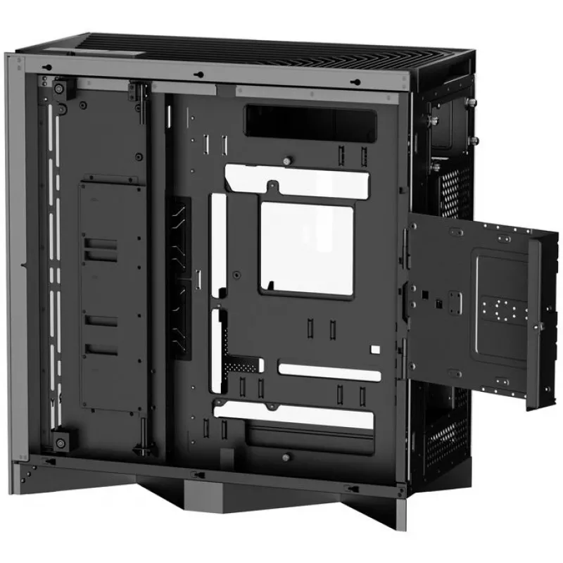 Tietokonekotelo TRYX LUCA L70 Midi-Tower karkaistu lasi ARGB – musta