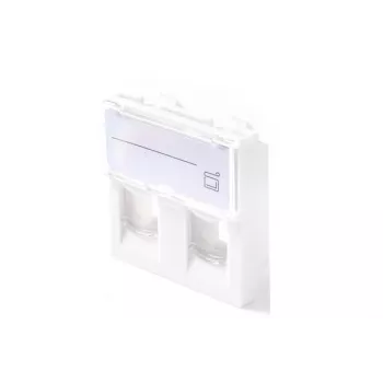 Seinärasia Lanview LKS830 45x45 mm 2-porttinen Ethernet