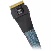 ICY DOCK MB406L-B SlimSAS 8i SFF-8654 – SlimSAS 8i SFF-8654 -kaapeli, 0,5 m, musta