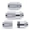 Alphacool ES D-Plug 25,5 mm G1/4 ulkokierre – G1/4 ulkokierre, kromi