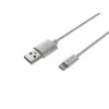 Natec Prati Lightning-kaapeli (uros)->USB-A (uros) 2 m MFi valkoinen NKA-2149