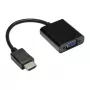 Adapteri HDMI-VGA, HDMI-uros VGA-naaras, 3,5 mm stereonaaras, musta, Good Connections® (HDMI-AD21)