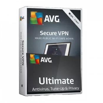 AVG Ultimate + VPN | 10 laitetta | 3 vuotta | Global