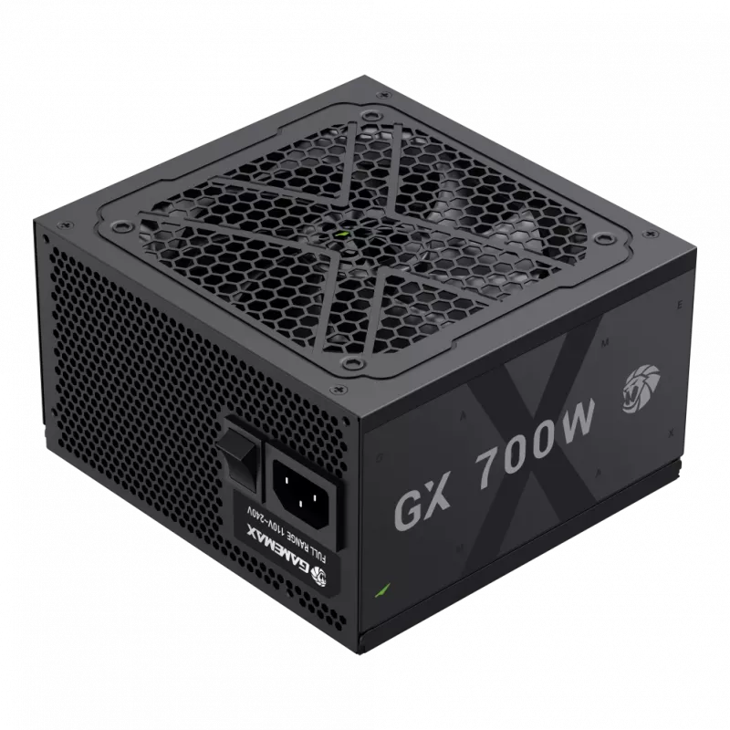 Gamemax-virtalähde, 80 PLUS, Gold | GX 700G | 700 W | ei-modulaarinen