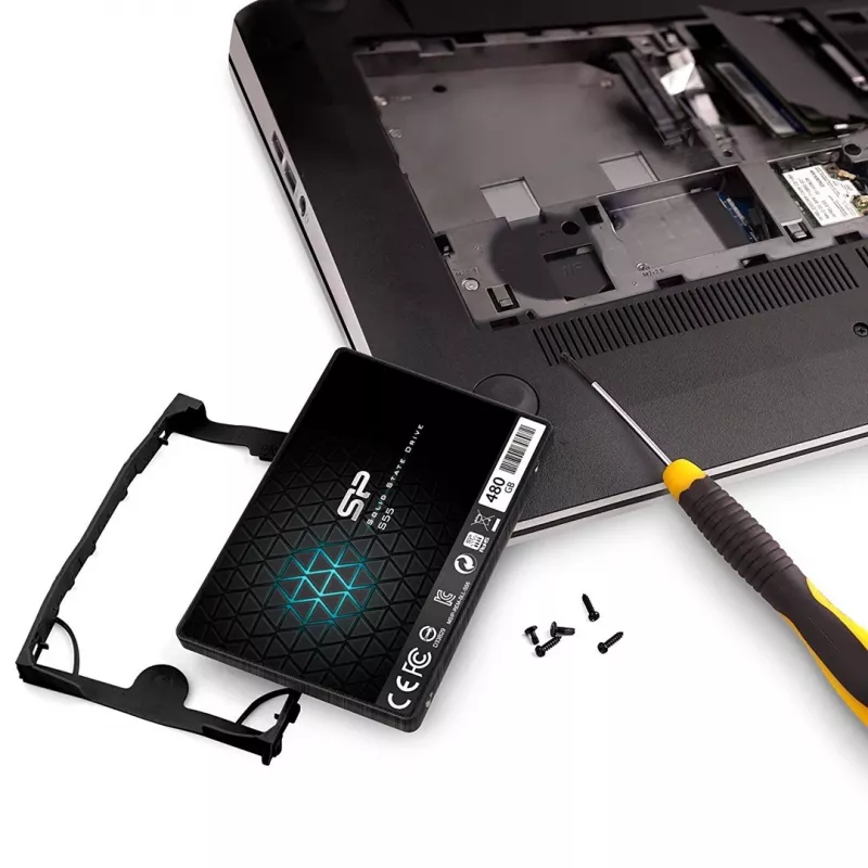 SSD-asema Silicon Power ohut S55 480 GB 2,5 SATA III TLC