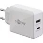 Goobay Dual USB-C™ PD (Power Delivery) pikalaturi (30 W) (61674)