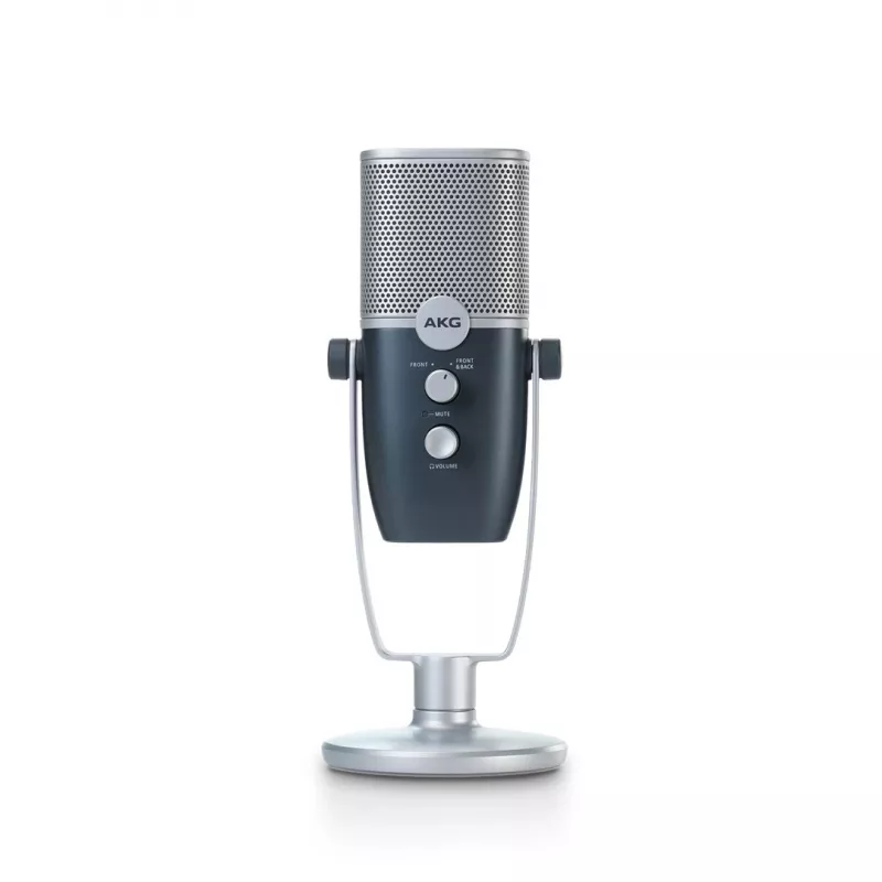 AKG Ara - ammattimainen USB-kondensaattorimikrofoni, sininen/hopea
