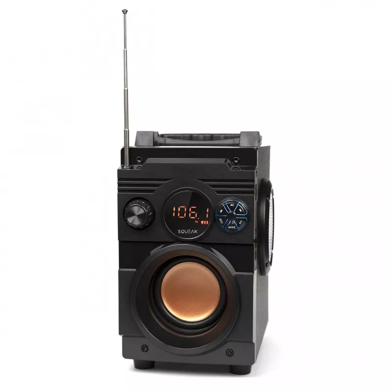 Squeak Bassblaster Bluetooth 5.1 -kaiutin, FM-radio, MP3-soitin SQ1001