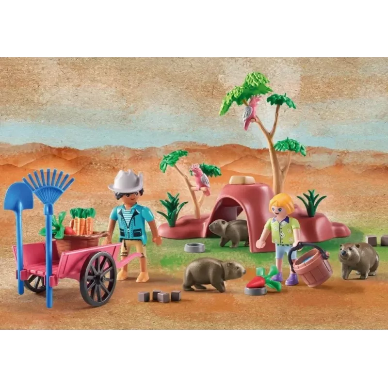 Wiltopia 71625 Wombat Shelter figuurisarja