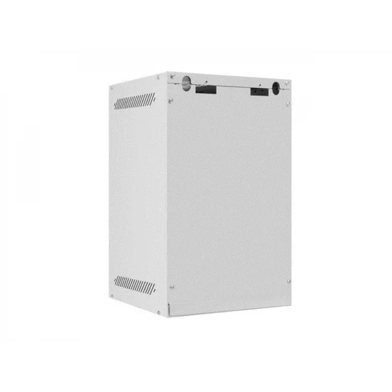 Lanberg WF10-2309-00S 9U 10 tuuman seinäkiinnitettävä laitekaappi, harmaa, metalliovi, 280x310 mm