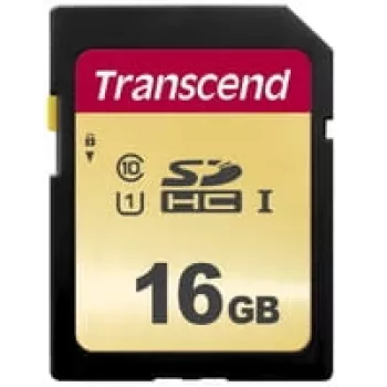 Flash-muisti Transcend 16GB SDHC UHS-I 500S