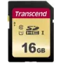 Flash-muisti Transcend 16GB SDHC UHS-I 500S