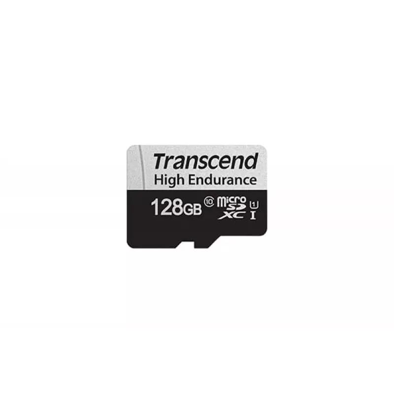Flash-muisti Transcend 128GB MicroSDXC UHS-I 350V