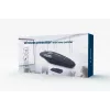 GEMBIRD langaton IR-esityskaukosäädin WP-L-11, 4 painiketta, 2,4 GHz RF USB-vastaanotin, musta, AAA-paristo