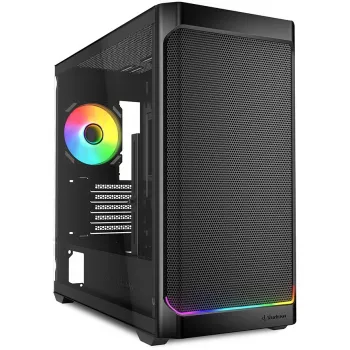 Sharkoon MK4W RGB Strip Micro Tower musta