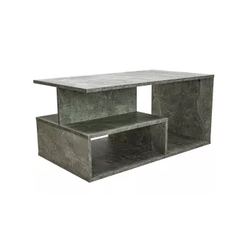 Sohvapöytä Top e Shop PRIMA BETON, vapaamuotoinen levy, taupe, 900×510×430 mm, 1 jalka