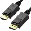 DisplayPort-kaapeli Unitek Y-C609BK — 3 m, uros-uros, musta