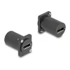 DeLOCK D-tyypin moduuli DisplayPort naaras-naaras 4K musta