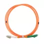 Patchcord Extralink LC/UPC - LC/APC monimuoto OM2 duplex 3 mm 2 m