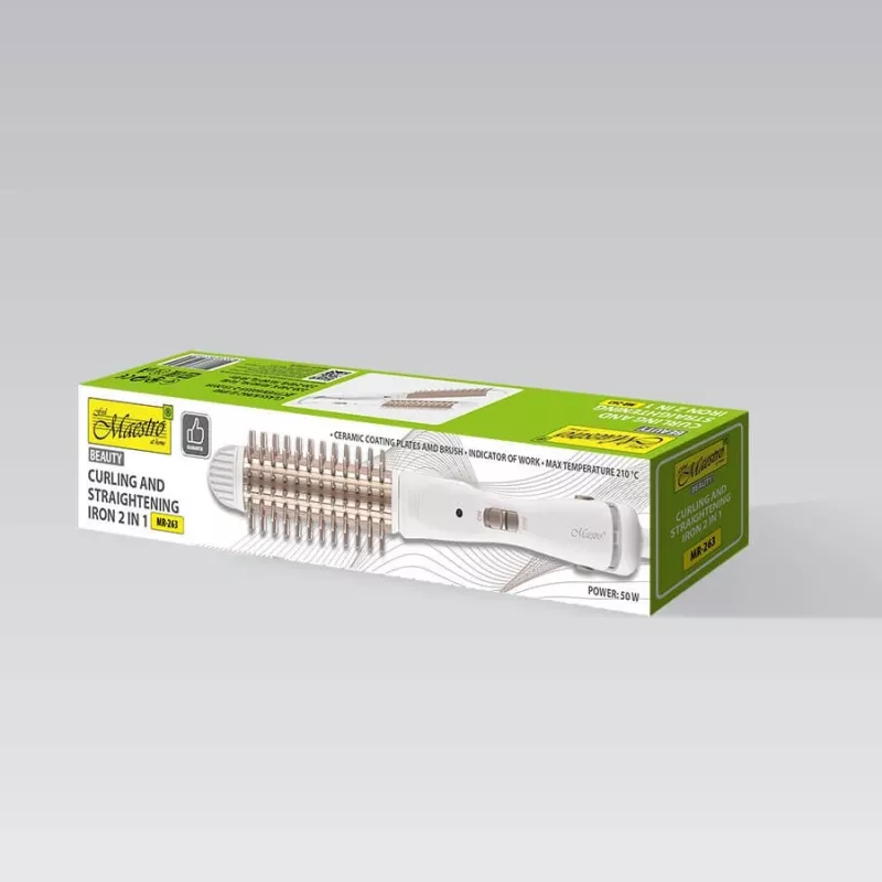 Maestro MR-263 2-in-1 kiharrin ja hiustensuoristaja