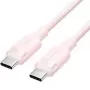 Vention TRDPH USB-C – USB-C -kaapeli, 2 m, vaaleanpunainen