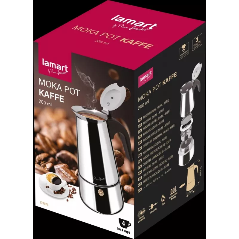 Liesi-mokkapannu LAMART LT7076 200 ml ruostumaton teräs
