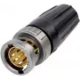 Neutrik BNC-pistoke, suora, 75 ohm, 1 kpl (NBNC75BLP7X)