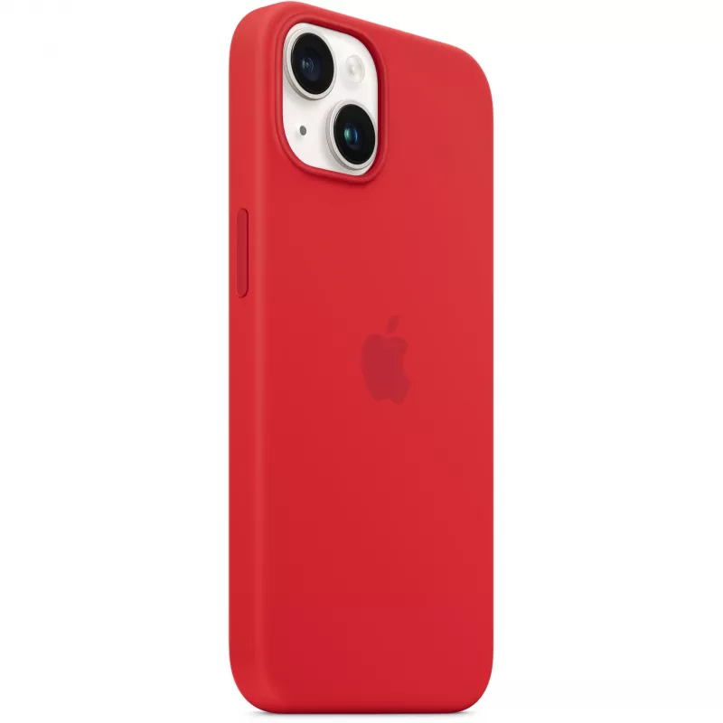 Apple iPhone 14 -silikonikotelo MagSafe-yhteensopiva, (PRODUCT)punainen