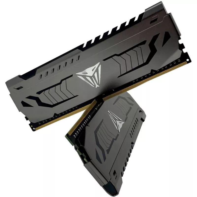 32 GB Patriot DIMM 3600 (2x 16 GB) Dual-Kit (harmaa, PVS432G360C8K, Viper Steel, INTEL XMP)